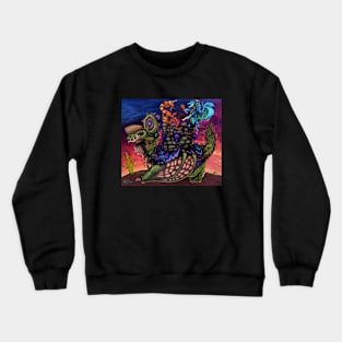 Triad of the radiant cactus Tower Dragons Crewneck Sweatshirt